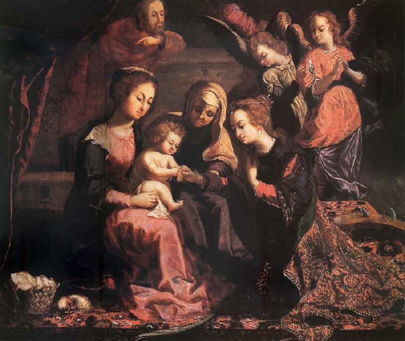 Josefa of Ayala The martimonio mistico of Holy Catalina France oil painting art